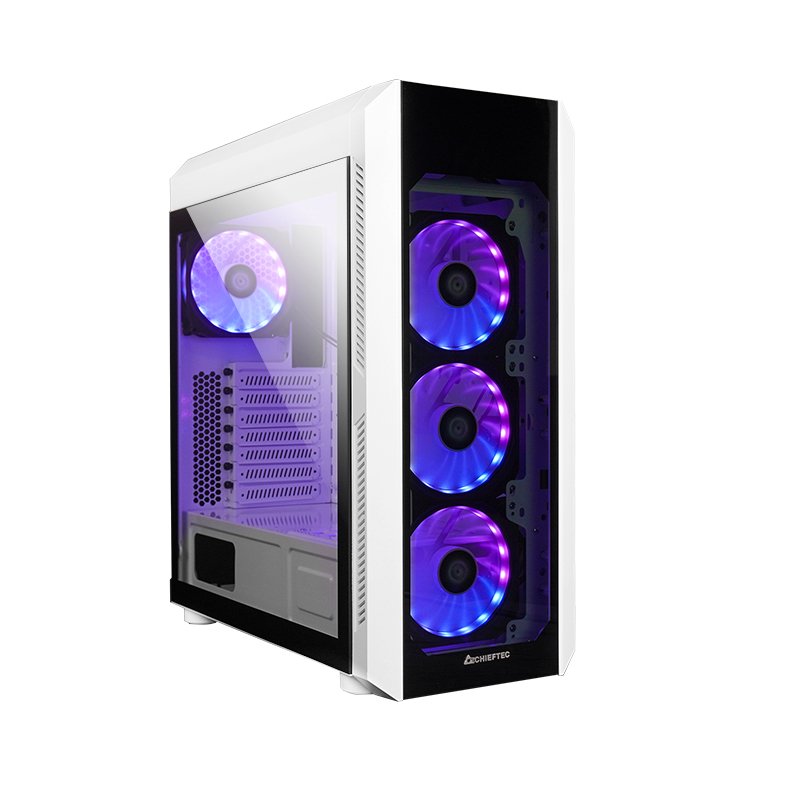 Chieftec PC Case GL-03W-OP Scorpion 3 White GL-03W-OP