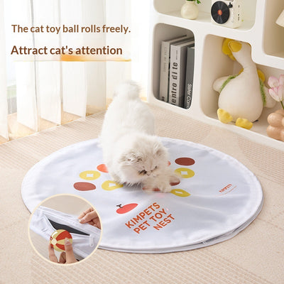 Electric Cat Toy Ball With Hunting Cover For Pets