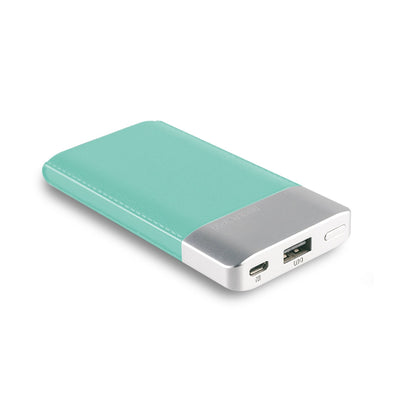 Realpower Powerbank PB-4000 Fashion Lake Blue (lederoptik) — image 1