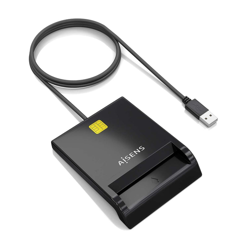 Aisens Reader Card Smart Dni - Black
