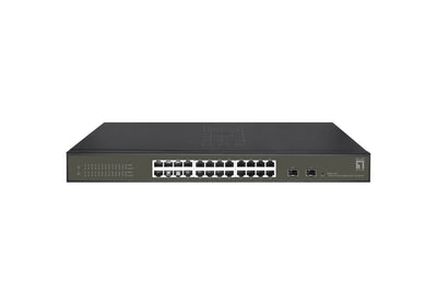 Levelone Switch 24X Ge GES-2126 2XGSFP 19 — image 1