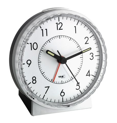 Tfa-dostmann 60.1010 Despertador Black Silver