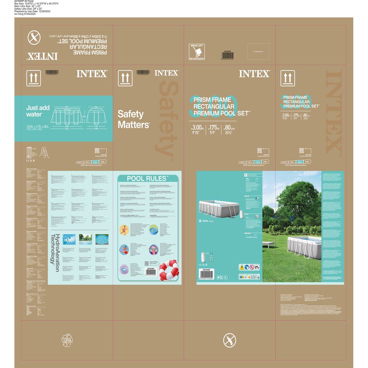 Intex Removable Pool Intex 26784Np (Refurbished A)