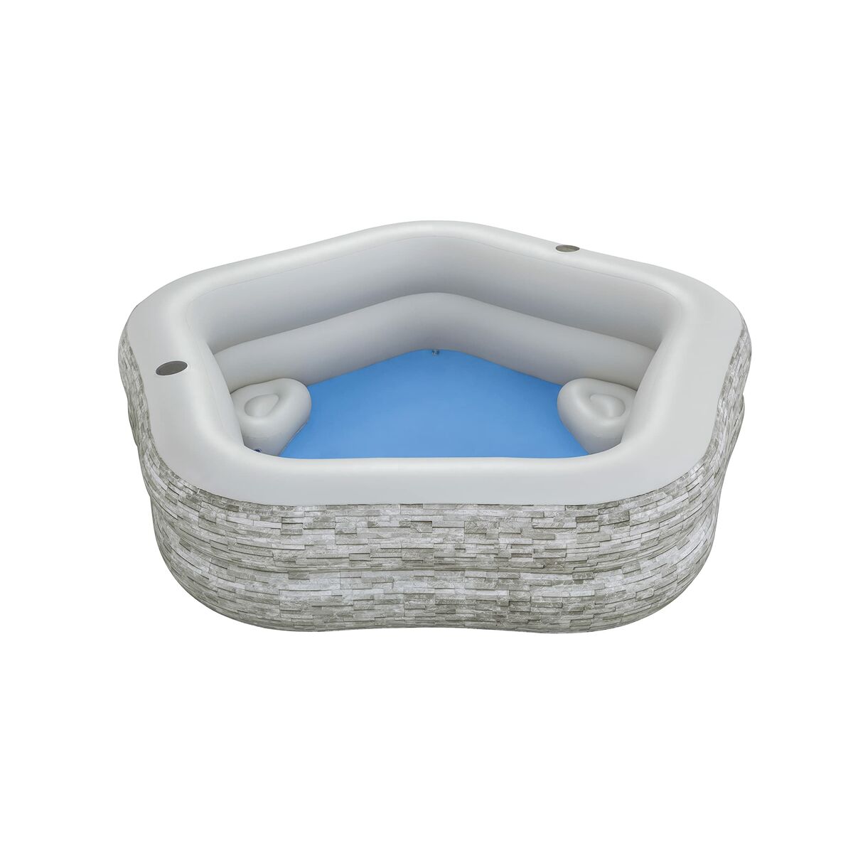 Bestway Inflatable Pool Bestway Grey 213 X 206 X 53 Cm