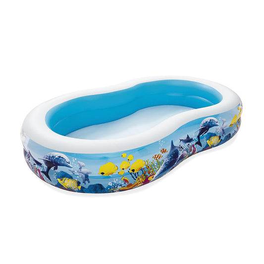 Bestway Inflatable Paddling Pool For Children Bestway Multicolour 262 X 157 X 46 Cm