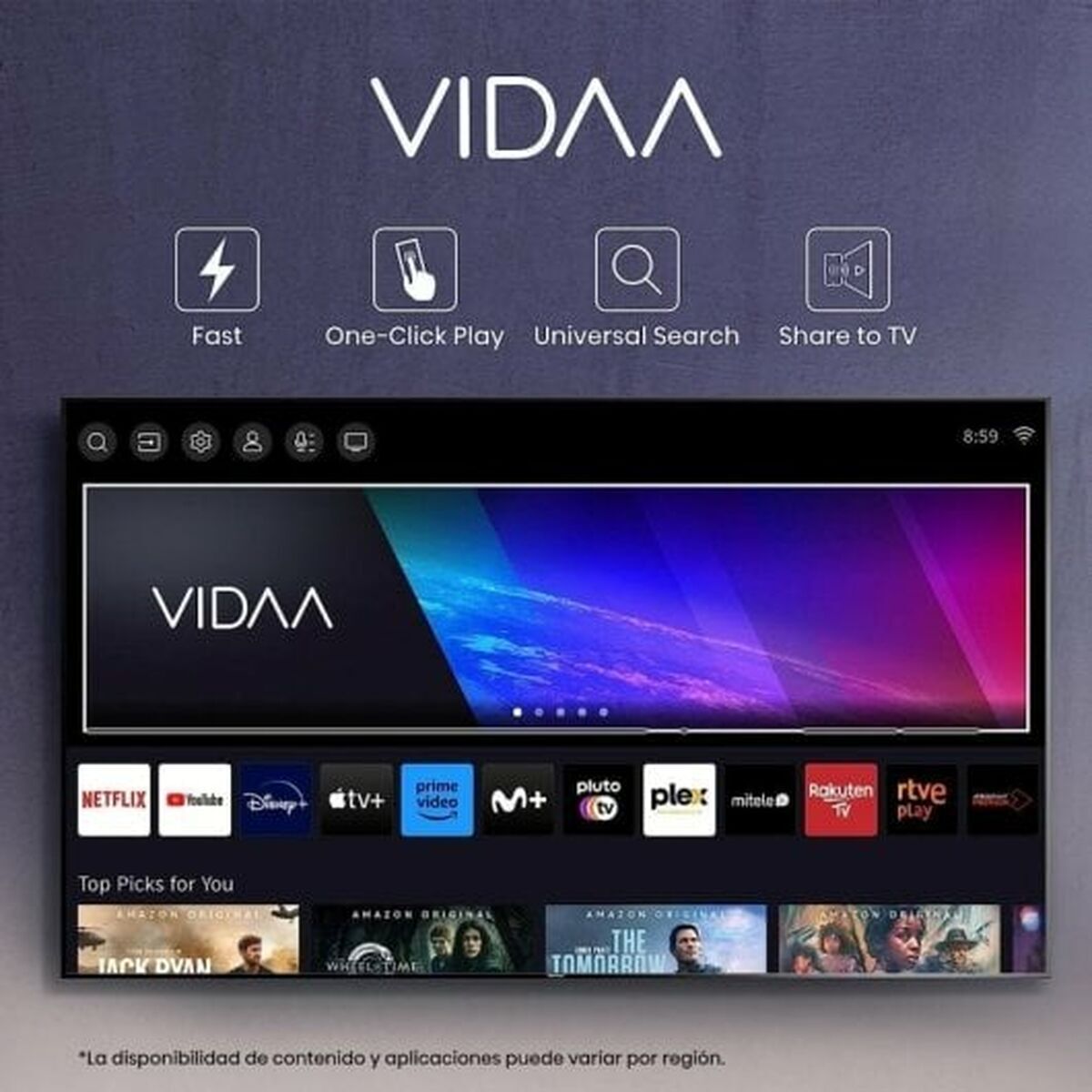 Smart TV Hisense 43A79KQ 43" 4K Ultra HD LED HDR D-LED QLED (Refurbished B)