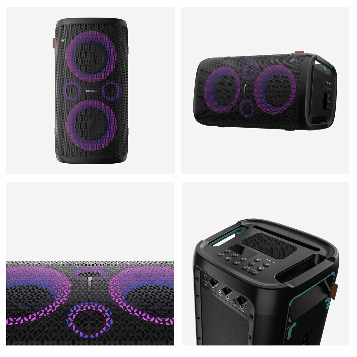 Hisense Portable Bluetooth Speakers Hisense Party Storm Black 300 W