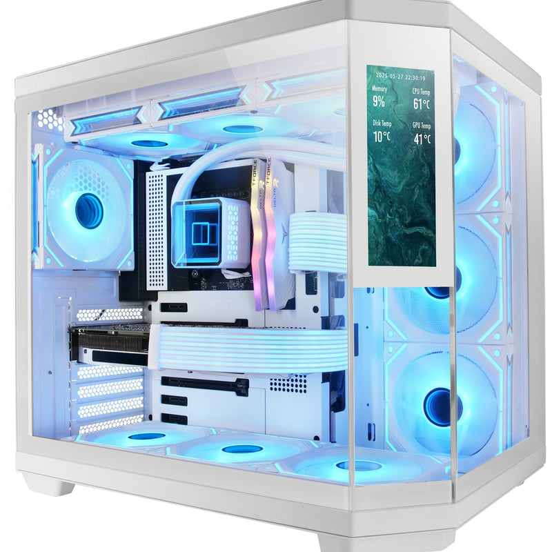 Mars Gaming Box microATX MC3T Corelcd White Span Style'font-family: Aptos, Aptos_embeddedfont, Aptos_msfontser