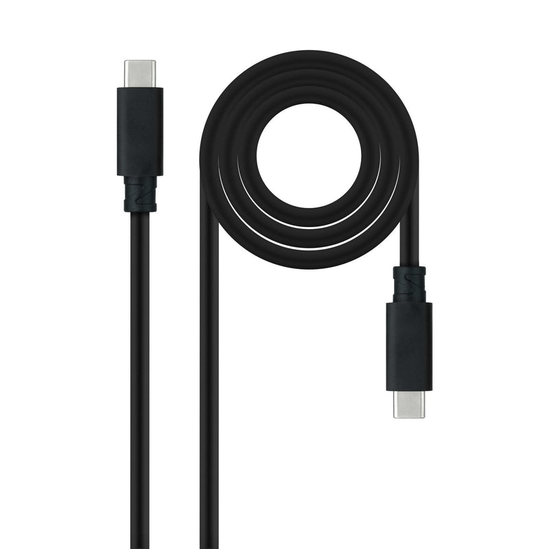 Nanocable USB Cable 3.1 GEN2 5A USB-C/M-usb-c/M 0.5M - Black