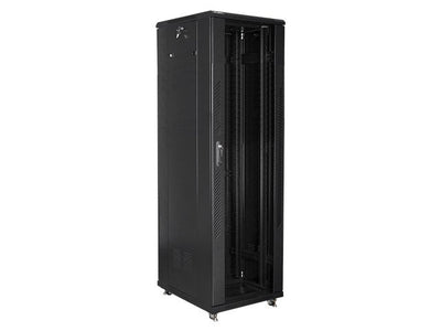 Lanberg Cabinet Rack 19 Independiente 42U / 600X800 Paquete Flat Auto Armado Black — image 1