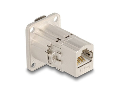 Delock 67062 Connector Recessed RJ45 Tipo-d CAT.6A STP Metal — image 1