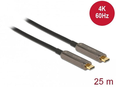 Delock 84126 Cable Vídeo Usb-c™ Óptico Activo 4K 60 HZ 25M — image 1