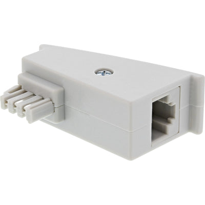 Inline Adapter Tae-f Dsl, Plug Tae-f a Connector Female RJ45, 8P2C Fritzbox, Grey — image 1
