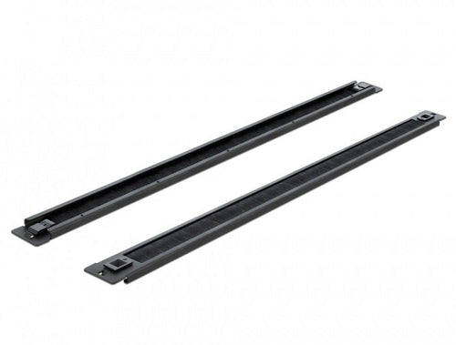 Digitus 19 Panel Gestión Cables Barra Escobilla Without Tools 1 U Black — image 1