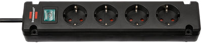 Brennenstuhl 1150650326 Base Múltiple 1,5M 4 Salidas AC Indoor Black — image 1