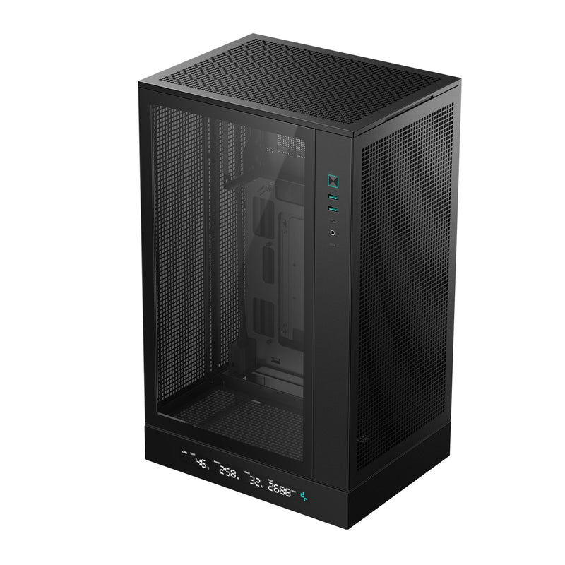 Deepcool PC Case CH270 Digital Black Glass Tempered R-CH270-BKNDM0