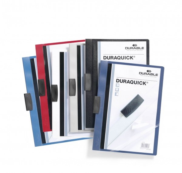 Folder Duradera With Clip Duraquick 1-20 Hojas White