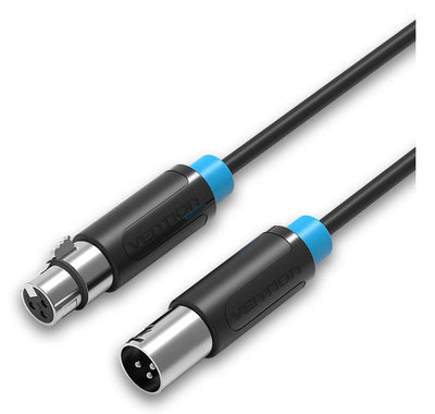 Vention Cable Stereo Bbfbj Xlr Male Xlr Female 5M Black — image 1