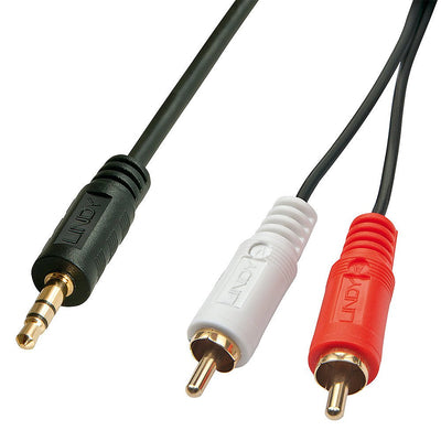 Lindy 35682 Cable Audio 3M 2 X Rca 3,5MM Black — image 1
