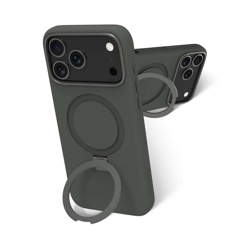 DBRAMANTE1928 Roskilde Kick Icon Housing Rear Phone Mobile Phone Compatibilidad With Magsafe Sombra Bosque App