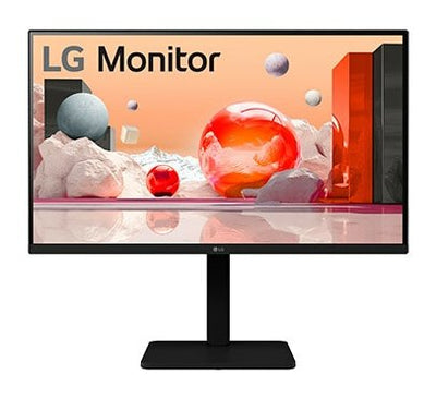 LG Monitor 27 27BA450-B IPS Black 1920X1080 HDMI DP VGA Pivot — image 1