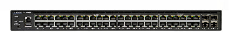 Lancom GS-4554XP Switch Gestionado L3 2.5G Ethernet (100/1000/2500) Energía Sobre Ethernet (PoE) 1U Black