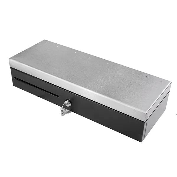 Drawer Cash Drawer Black 460 * 170MM, Opening Vertical Connection RJ12 Printer Ticket + Microswitch). Finish I