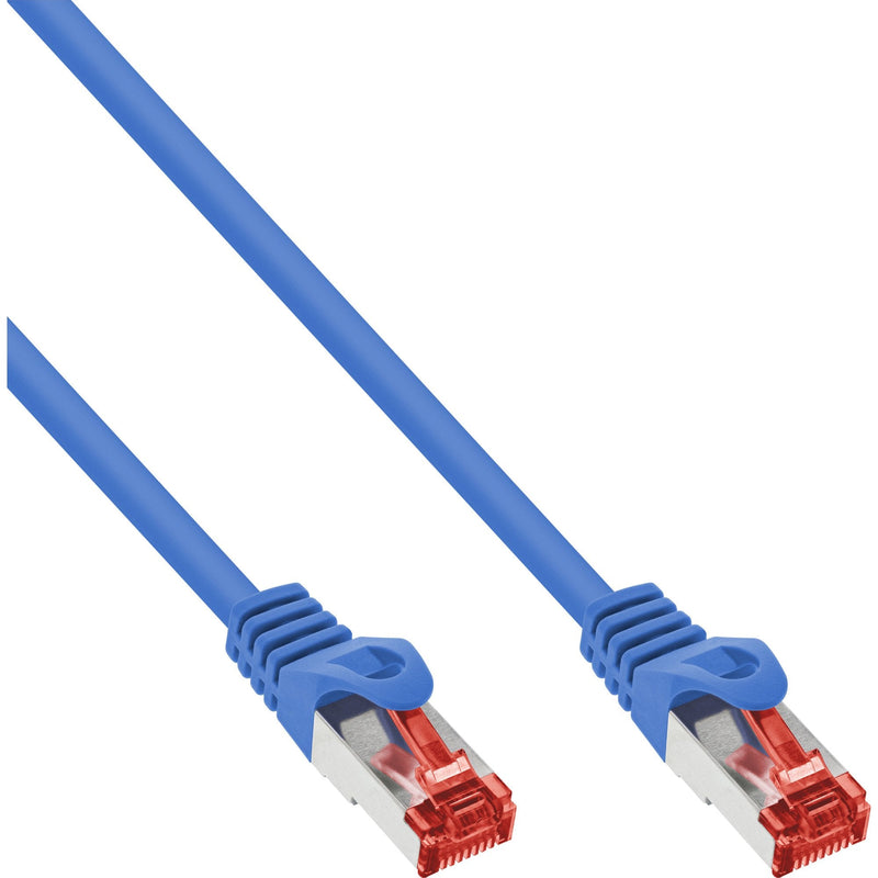 Inline Network Cable S/FTP Pimf CAT.6 250MHZ Cobre Libre Halógenos Blue 0.3M