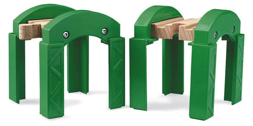 Brio World Sistema Puente Stackable World, Carril Green/Brown 33253 — image 1