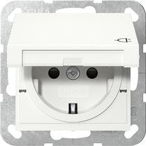 Gira 441427 Schuko Kd + Sh System 55 White Puro M — image 1