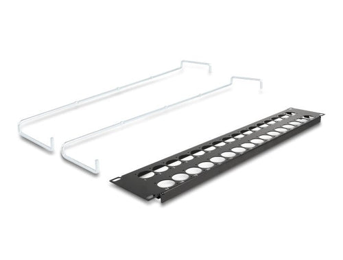 Delock 67057 Patchpanel Tipo-d 19 With Alivio Voltage 32 Ports 2U, Black — image 1