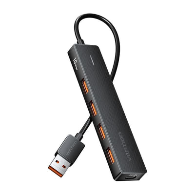 Vention Hub USB 3.2 Chobb 4x USB 1x USB Type-c Pd 15CM Black — image 1