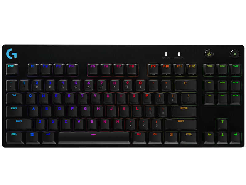 Logitech Keyboard Nórdico G Pro Gaming USB Black