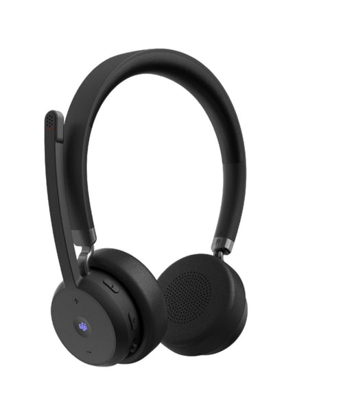 Lenovo Headphones Wireless Voip Headset Bluetooth Black — image 1