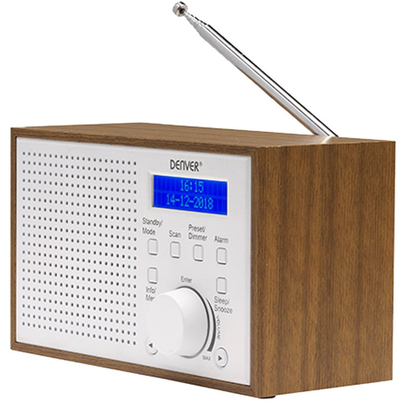 Denver DAB-46 White Radio