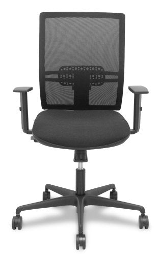Piqueras And Crespo Chair Yunquera Sincro Mesh Black Bali Black Arm Adjustable — image 1