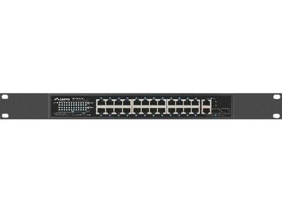 Lanberg Switch Rack 19 PoE + 24X 100MB PoE + /2X Sfp Ethernet 360W — image 1