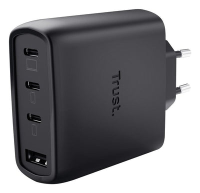 Trust Wall Charger GaN Maxo 65W 26067 3x USB Type-c 1x USB Includes USB Cable Type-c 65W — image 1