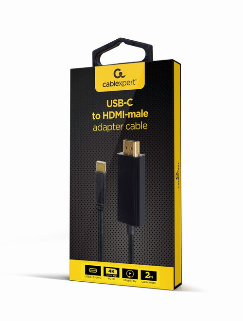 Gembird USB Cable -c a Hdmi-macho 4K 60HZ 2M Black — image 1