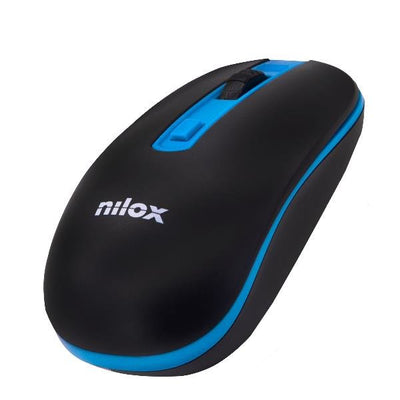 Nilox Mouse Wireless 1000 DPI Black/Blue — image 1