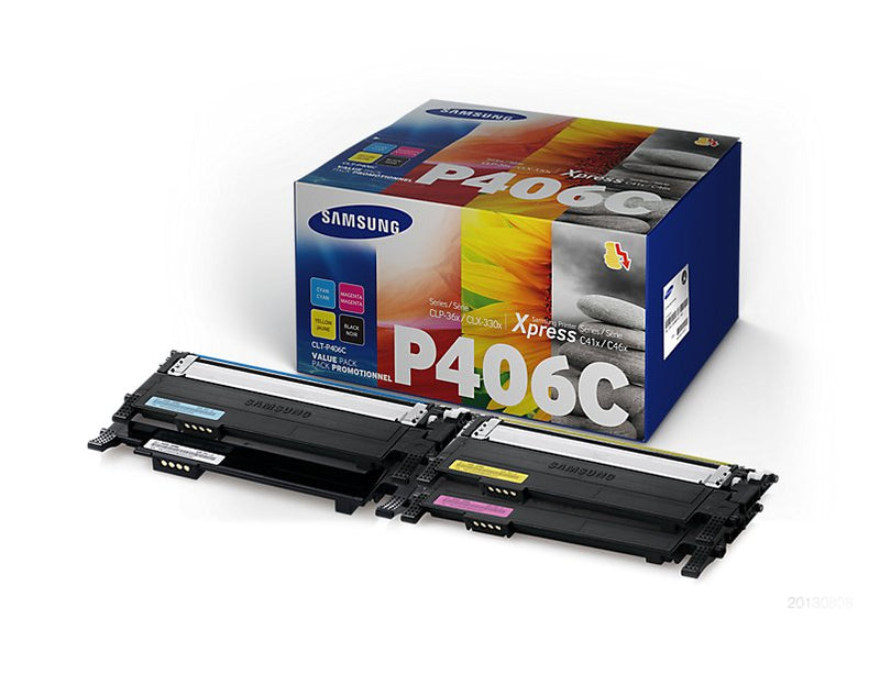 Samsung Multipack Black / Cyan / Magenta / Yellow CLT-P406C SU375A Rainbow Kit, 4 Tóneres: CLT-K406S + CLT-C40