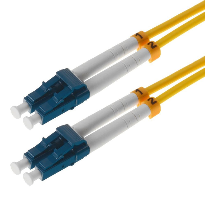 Helos Lwl Network Cable Lc/Lc Duplex 9/125?M OS2 Yellow 7,5M