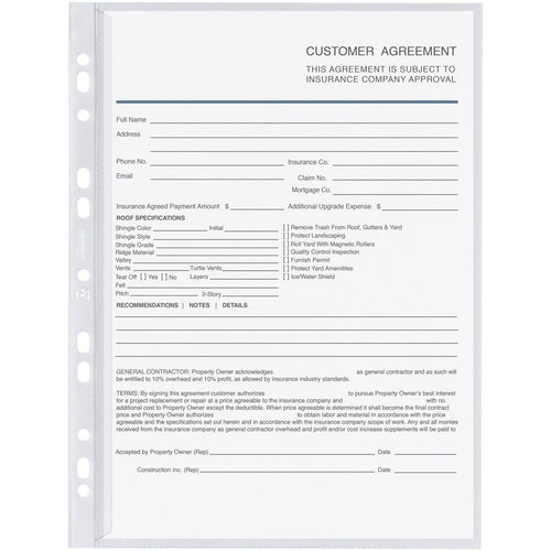 Oxford Cases Documentos Din A4 0.12MM Transparent — image 1