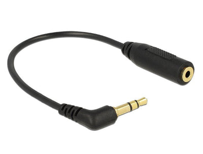 Delock 0.17M 2.5MM/3.5MM Cable Audio 0,17M 3,5MM 2,5MM Black — image 1