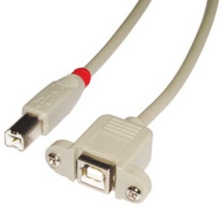 Lindy USB 2.0 Extension Typ B/B M/F 1M