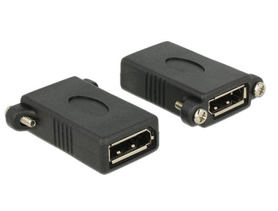 Delock Adapter DisplayPort 1.1 Female / Female With Screw — image 1