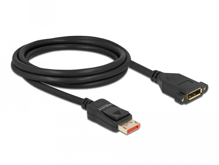 Delock DisplayPort Cable Extensión Installation 8K 60 HZ 2M