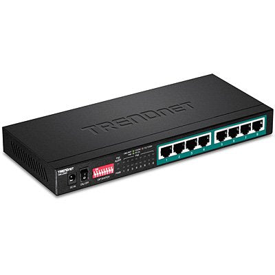 Trendnet TPE-LG80 Switch No Administrado Gigabit Ethernet (10/100/1000) Black Energía Sobre Ethernet (PoE) — image 1