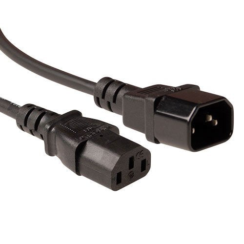 Powercord Lszh C13 - C14 Black 3M — image 1