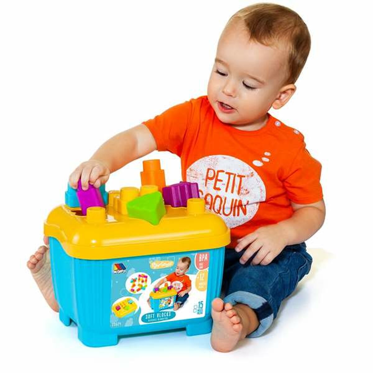 Construction set Moltó Blocks & Puzzles 15 Pieces
